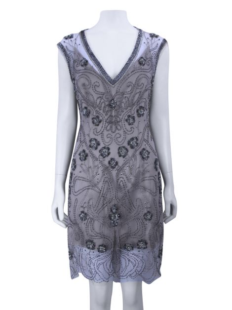 Vestido Barbara Bela Bordado Nude