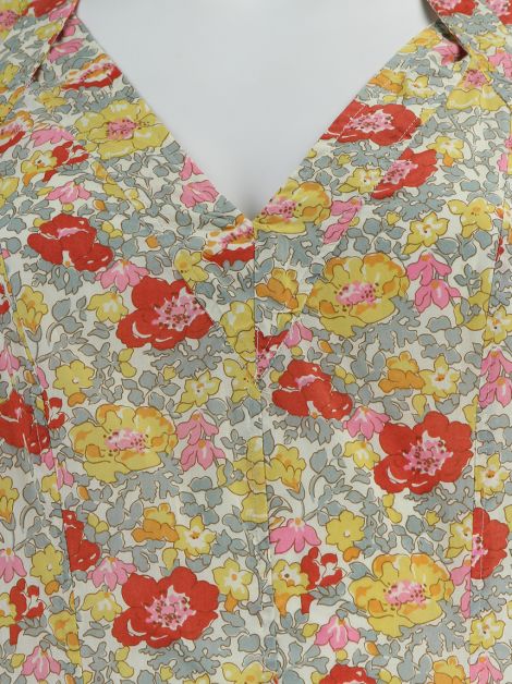 Vestido Cacharel Frente Única Floral