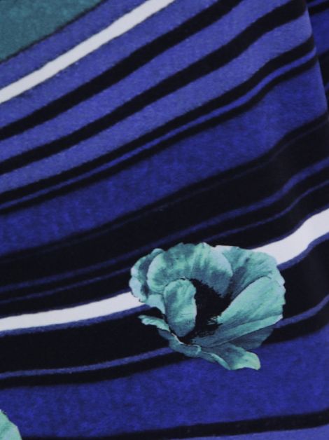 Vestido Class Roberto Cavalli Estampado Azul