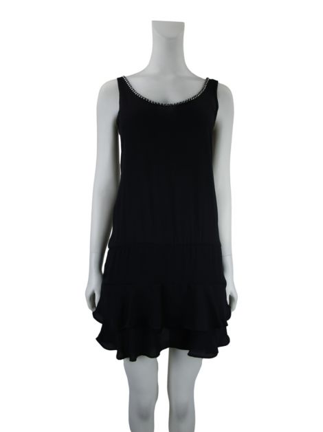 Vestido Costume Aplicações Preto