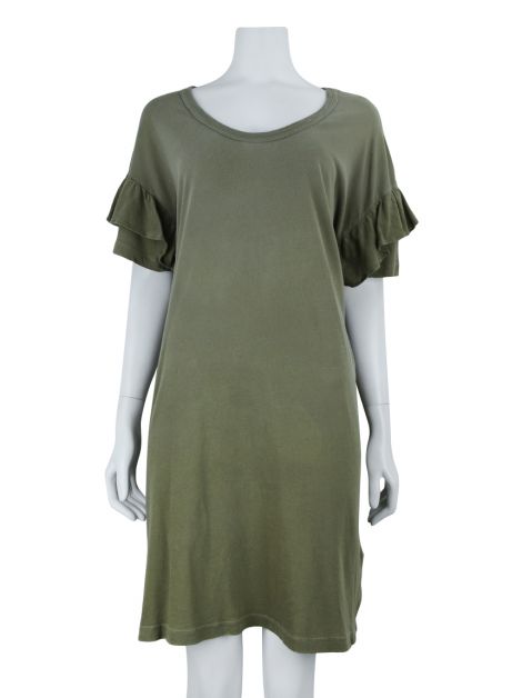 Vestido Current Elliott Malha Marrom