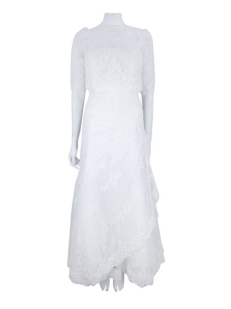 Vestido de Noiva Pronovias Renda Off White
