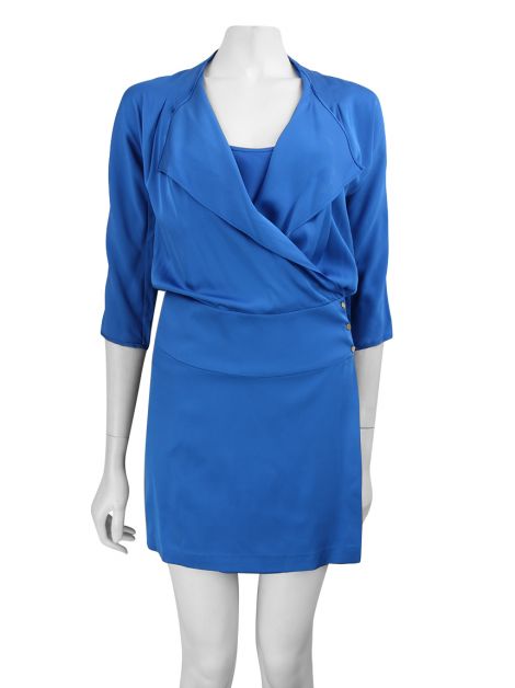 Vestido Diane Von Furstenberg Agaton Azul