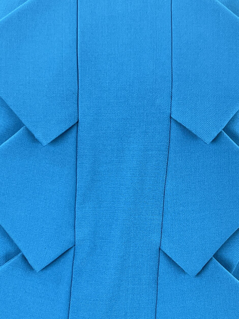 Vestido Escada Tecido Azul