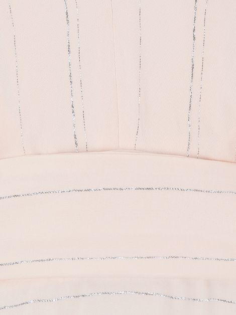 Vestido Essenciale Longo Tecido Rosa Claro