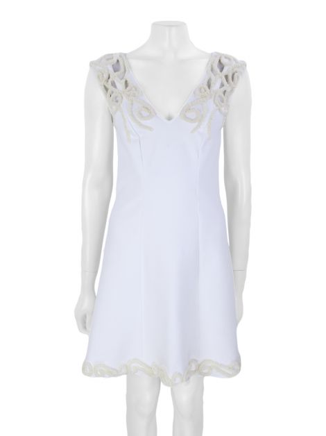 Vestido Fabiana Milazzo Neoprene Branco