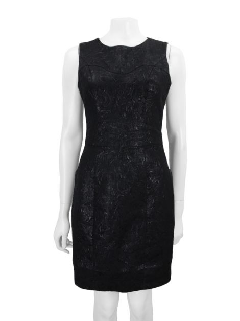 Vestido Fátima Scofield Preto Brilhante