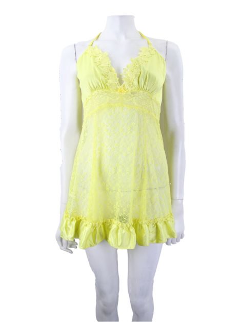 Vestido Fruit De La Passion Camisola Glamour Amarelo