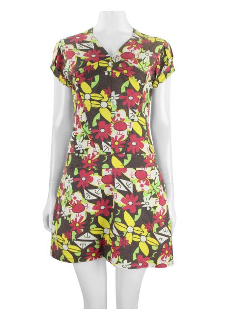 Vestido Herchcovitch; Alexandre Evasê Estampado