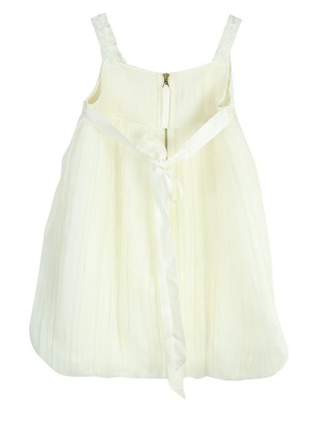 Vestido I Pinco Pallino Seda Off White Infantil