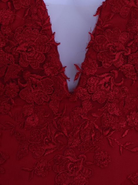 Vestido Isabella Narchi Renda Vermelho