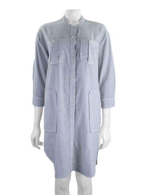 Vestido James Perse Camisa Cinza