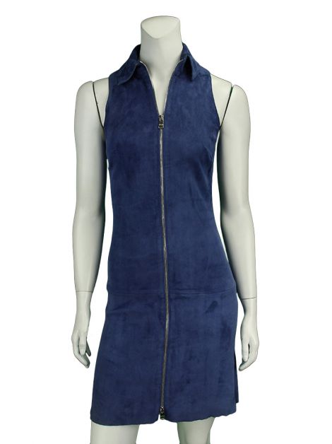 Vestido Jitrois Suede Azul