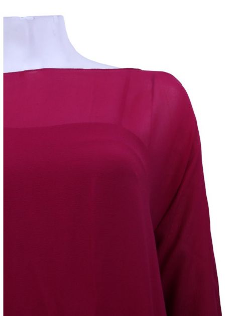 Vestido Karl Lagerfeld Seda Marsala