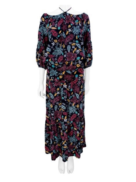 Vestido K&T Longo Estampado