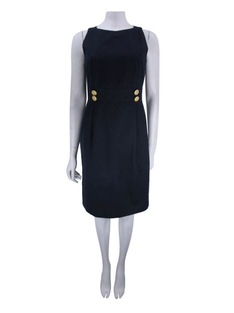 Vestido Le Lis Blanc Tecido Azul Marinho