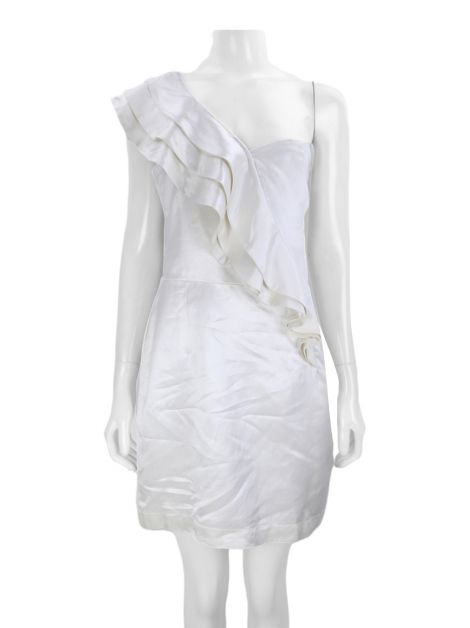 Vestido Letage Babados Marfim