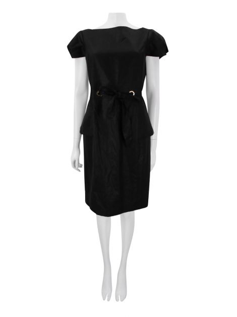 Vestido Mabel Magalhães Tecito Preto