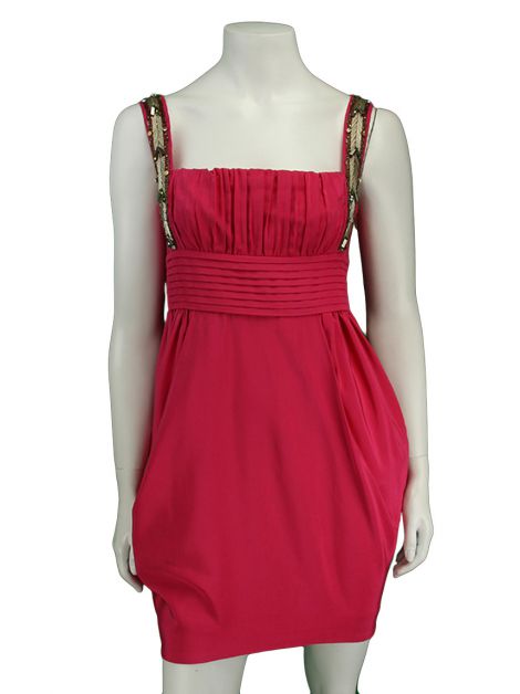 Vestido Matthew Williamson Curto Pink