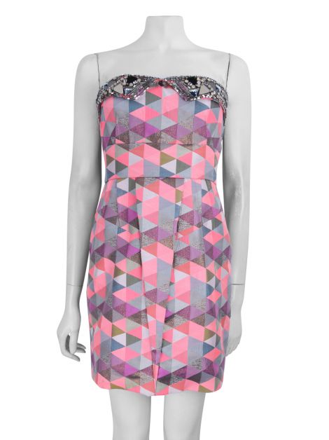 Vestido Matthew Williamson Mini  Rosa
