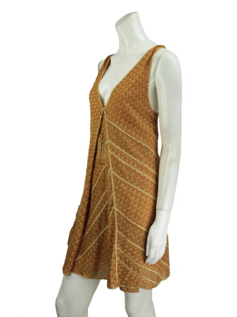 Vestido Missoni Dourado