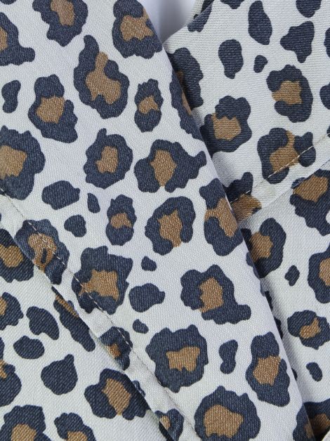 Vestido Mixed Midi Animal Print