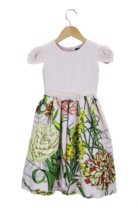 Vestido Patricia Bonaldi Floral Rosê Infantil