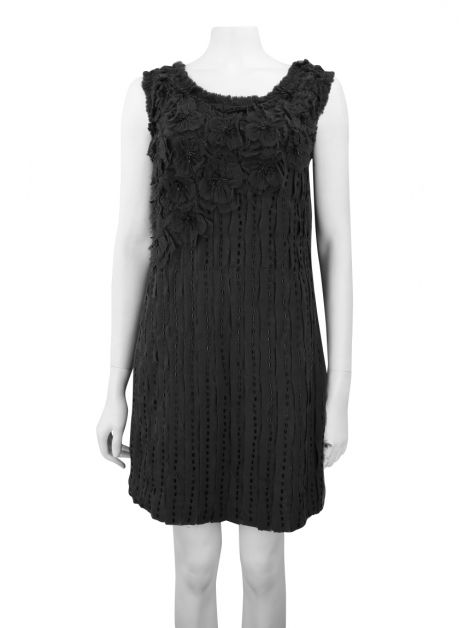 Vestido Philosophy Bordado Preto