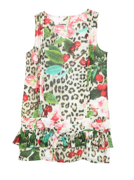 Vestido Roberto Cavalli Reto Estapado Infantil