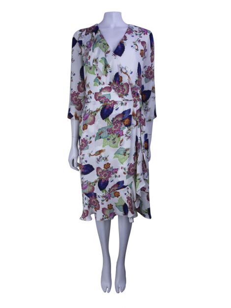 Vestido Sandro Barros Seda Floral