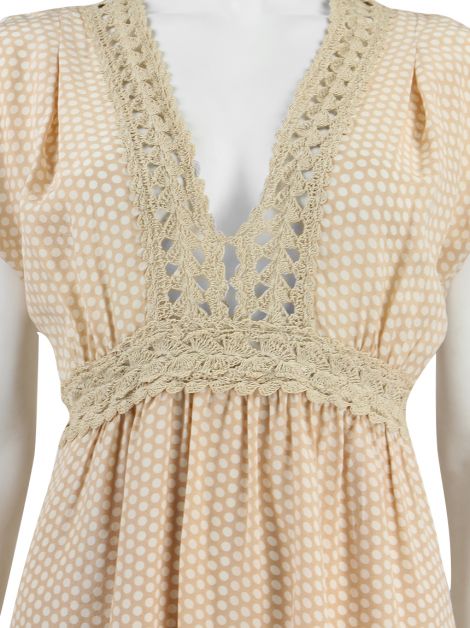 Vestido Sandro Crochê Poá