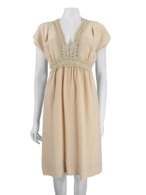 Vestido Sandro Crochê Poá