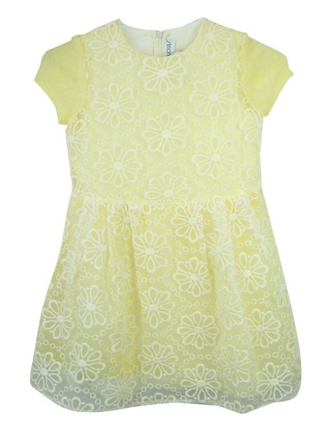 Vestido Simonetta Tule Amarelo