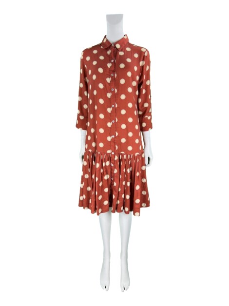 Vestido SouQ Estampado Terracota