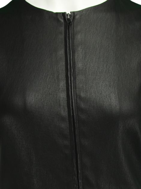 Vestido The Row Couro Preto