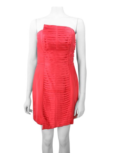 Vestido André Lima Seda Coral