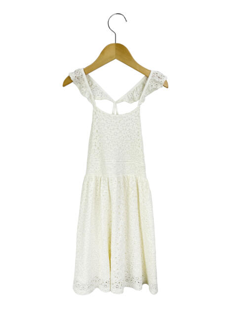 Vestido Zara Kids Midi Branco RLF254 Original Etiqueta Única