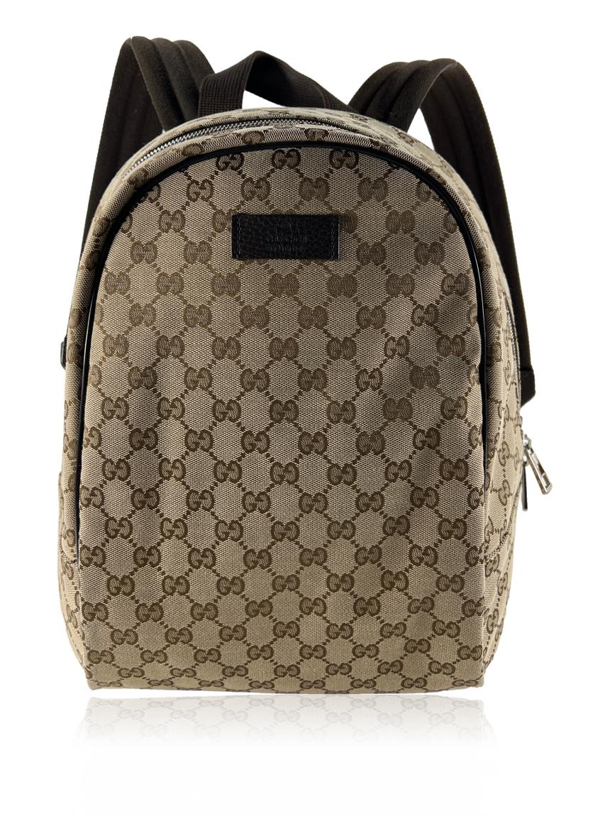 gucci mochila gucci gg canvas monograma