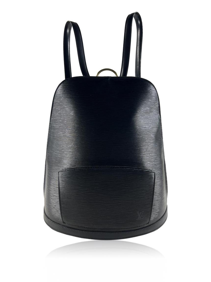 louis vuitton mochila louis vuitton gobelins epi preto vintage black