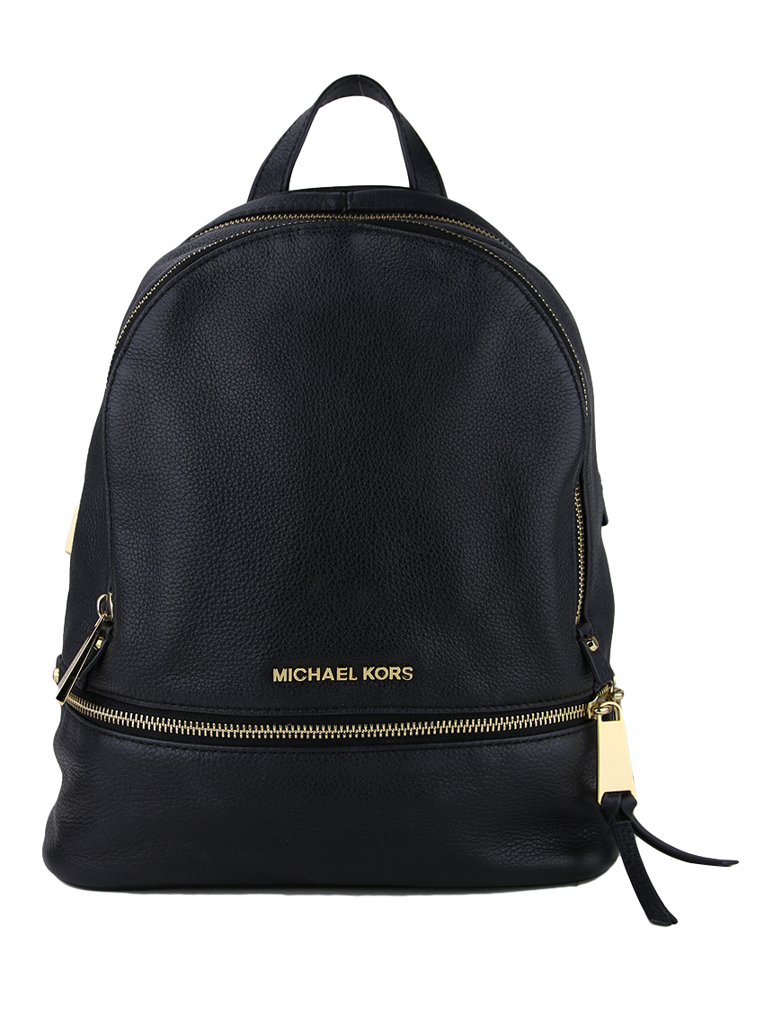 Mochila Michael Kors Rhea Preta Original - AYV64 | Etiqueta Única