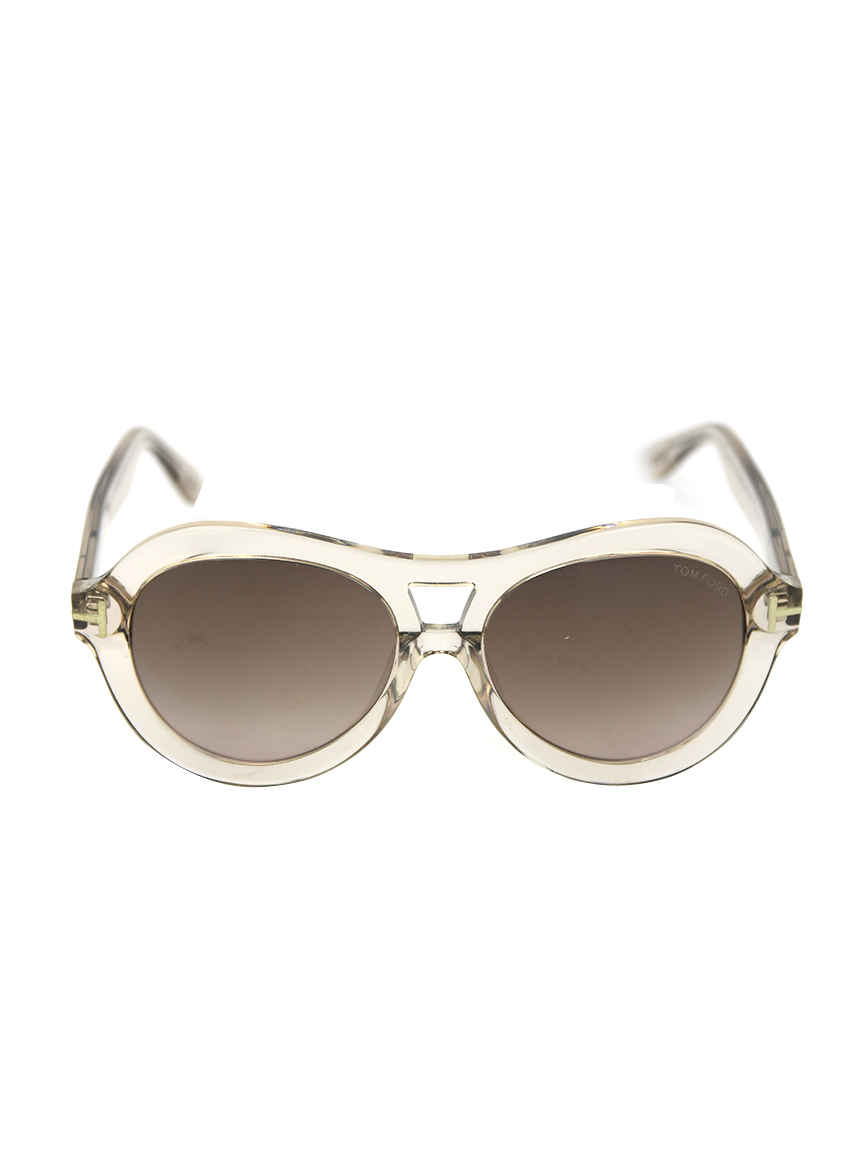 Óculos Tom Ford Isla Clear Marrom TF514 Original - KER7 | Etiqueta Única