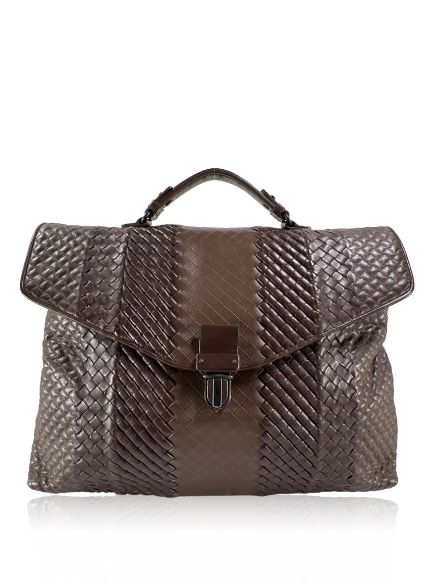 bottega veneta pasta bottega veneta intrecciato marrom brown