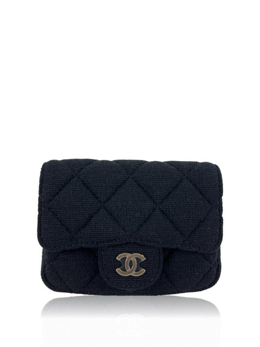 chanel classic flap black mini