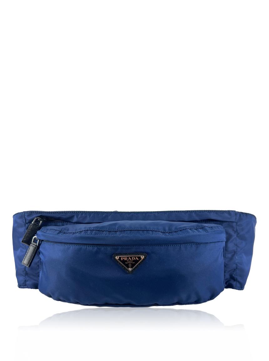prada prada belt nylon azul royal blue