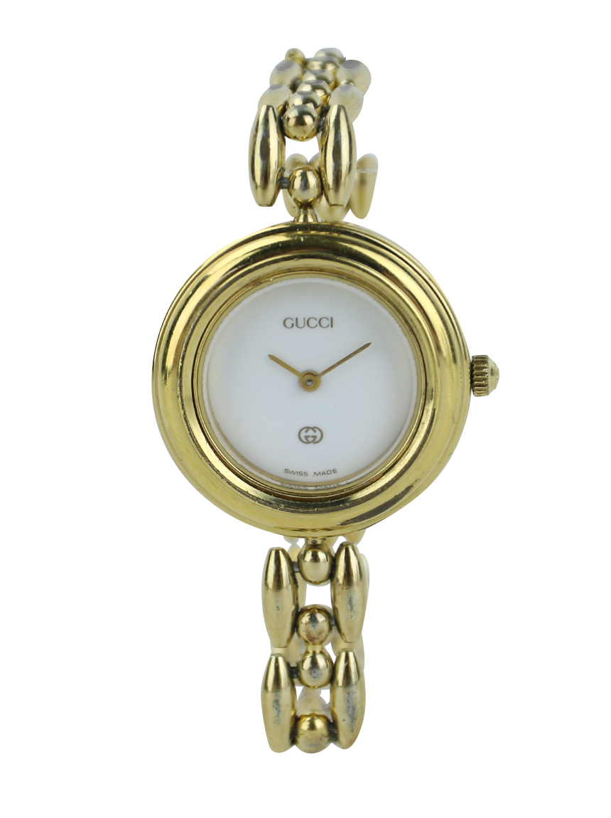 GUCCI 時計 Relógio Gucci 11/12 Series Interchangeable Dourado - KBT12