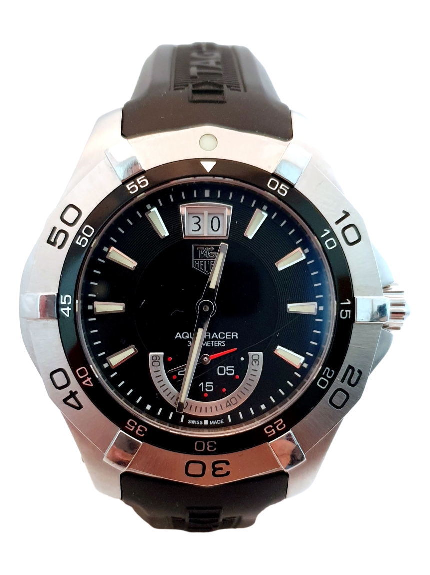 Rel gio Tag Heuer Aquaracer Diver Quartzo Grand Data Original