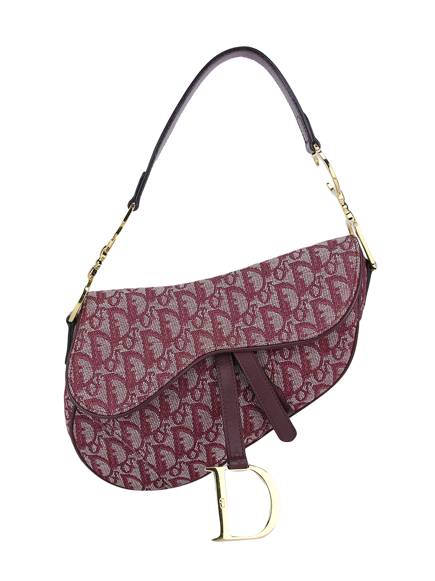 Bolsa Christian Dior Saddle Vinho - PY9 Original | Etiqueta Única