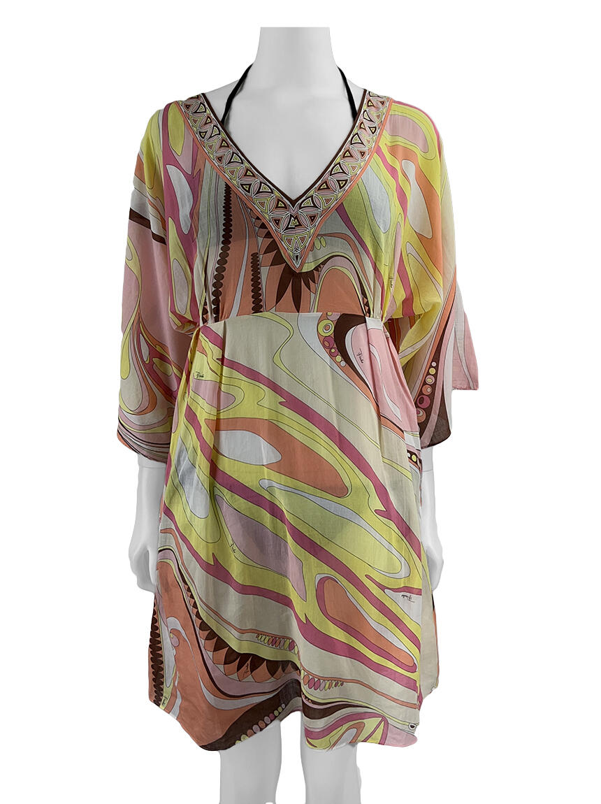 Saída de Praia Emilio Pucci Tecido Estampado - BHRK561 Original ...