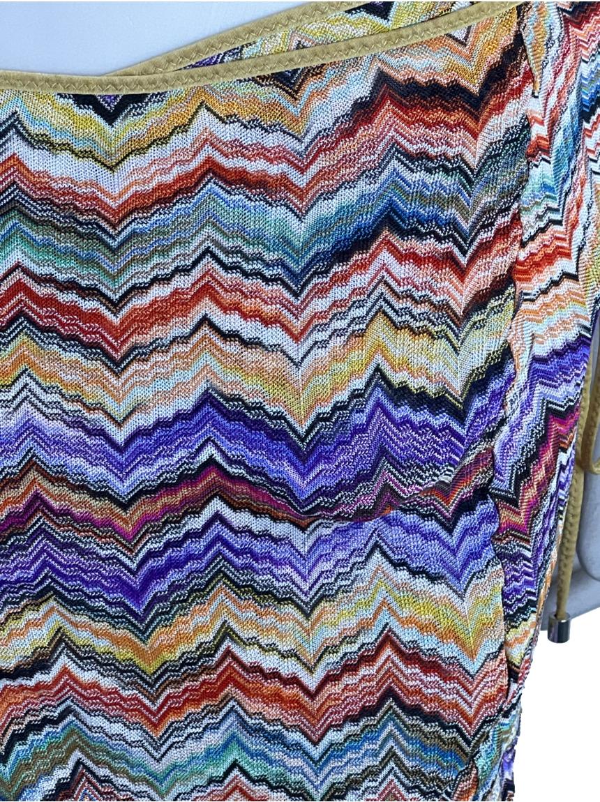 Saída de Praia Missoni Tecido Estampado - U159 Original | Etiqueta Única