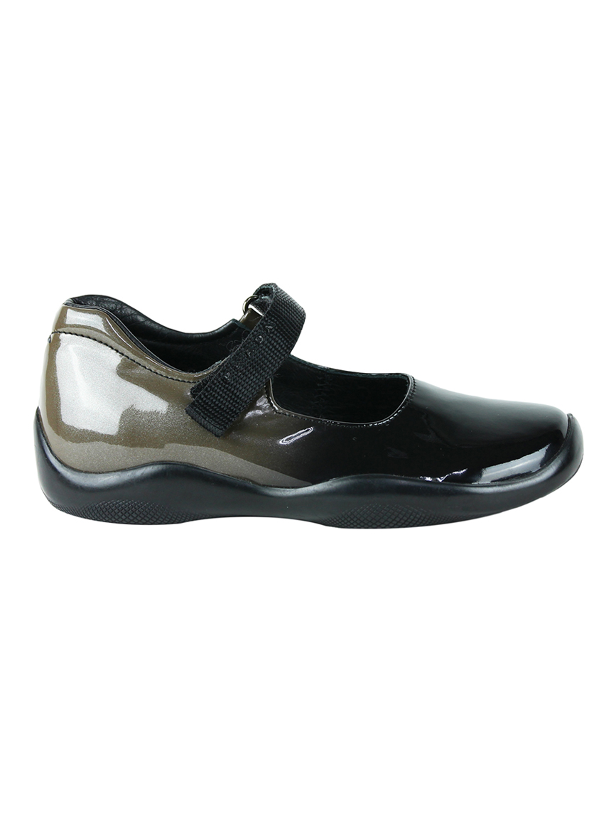 Sapato Prada Creeper Nylon e Verniz